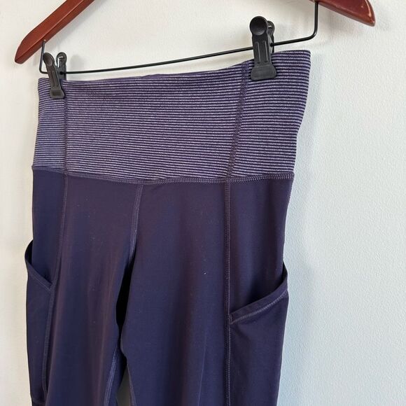 NEW Lululemon purple 34” leggings - Picture 3 of 11